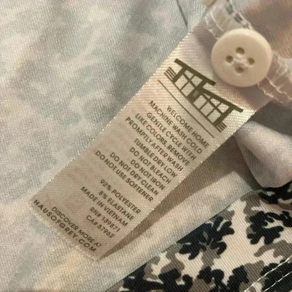 Matte Grey Mens Polo Shirt Grey Blue White 2X-Large - Picture 7 of 7